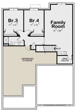 Basement for House Plan #402-01707