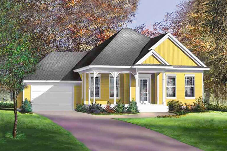 House Plan House Plan #25846 Front Elevation 