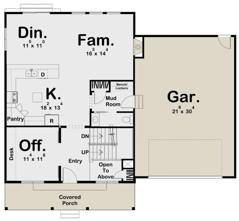 House Plan House Plan #25847 Drawing 1