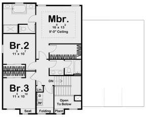 Second Floor for House Plan #963-00580