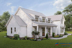 Modern Farmhouse House Plan #041-00253 Elevation Photo