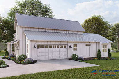 Modern Farmhouse House Plan #041-00253 Elevation Photo