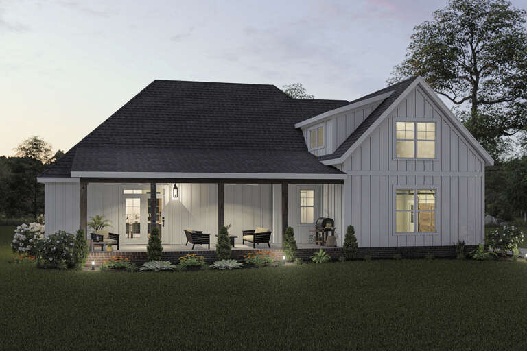 Modern Farmhouse House Plan #009-00306 Elevation Photo
