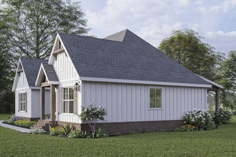 Modern Farmhouse House Plan #009-00306 Elevation Photo