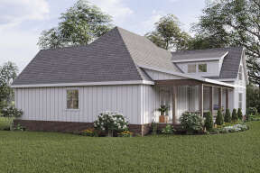 Modern Farmhouse House Plan #009-00306 Elevation Photo