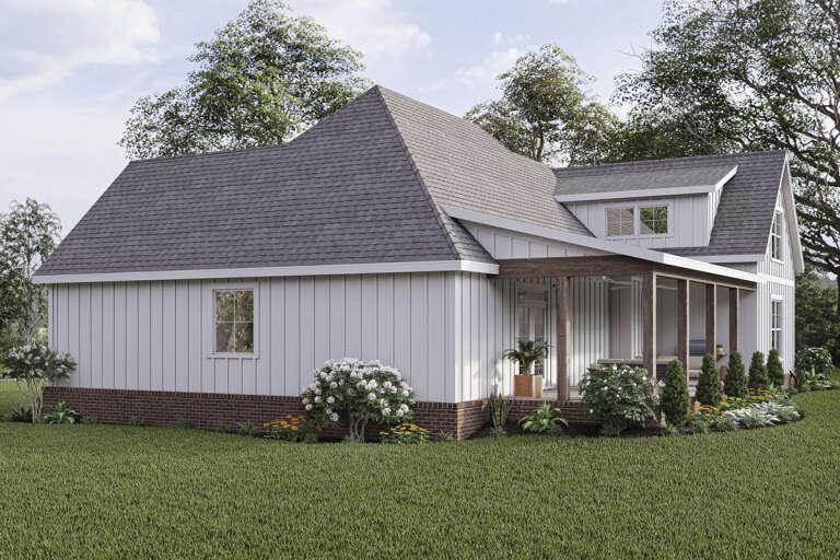 Modern Farmhouse House Plan #009-00306 Elevation Photo