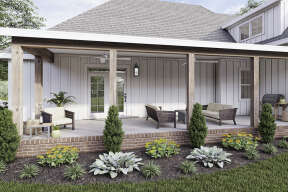 Modern Farmhouse House Plan #009-00306 Elevation Photo