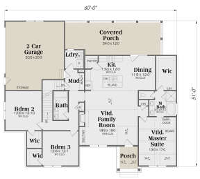Main Floor for House Plan #009-00306