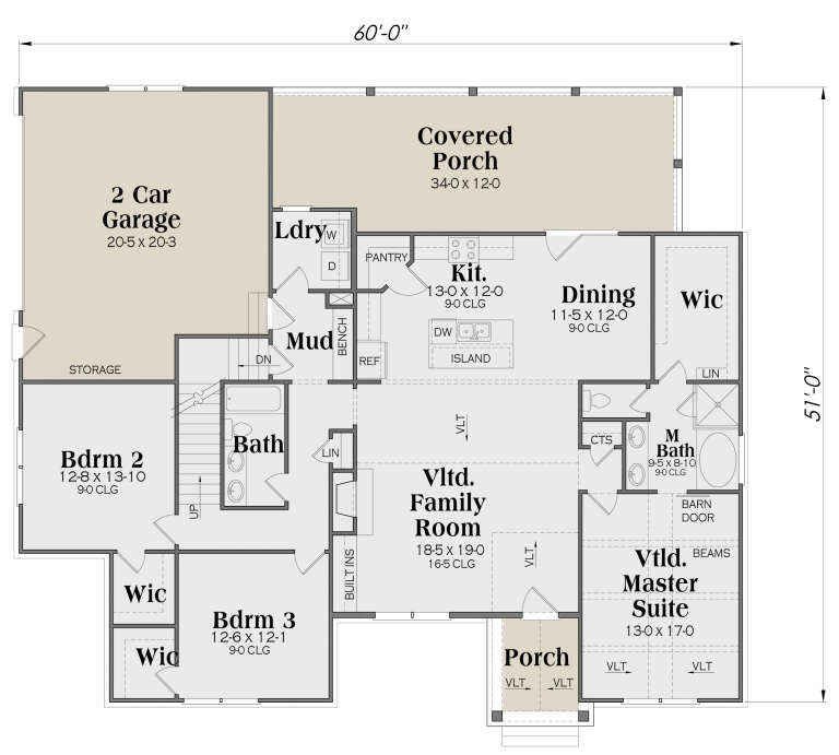 House Plan House Plan #25855 Drawing 1