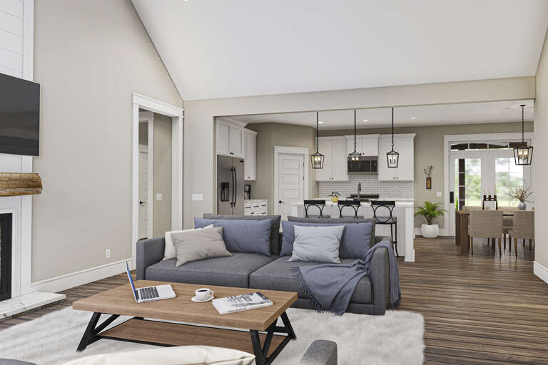 Modern Farmhouse House Plan #009-00306 Additional Photo