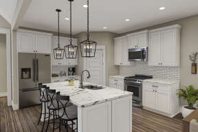 Modern Farmhouse House Plan #009-00306 Additional Photo