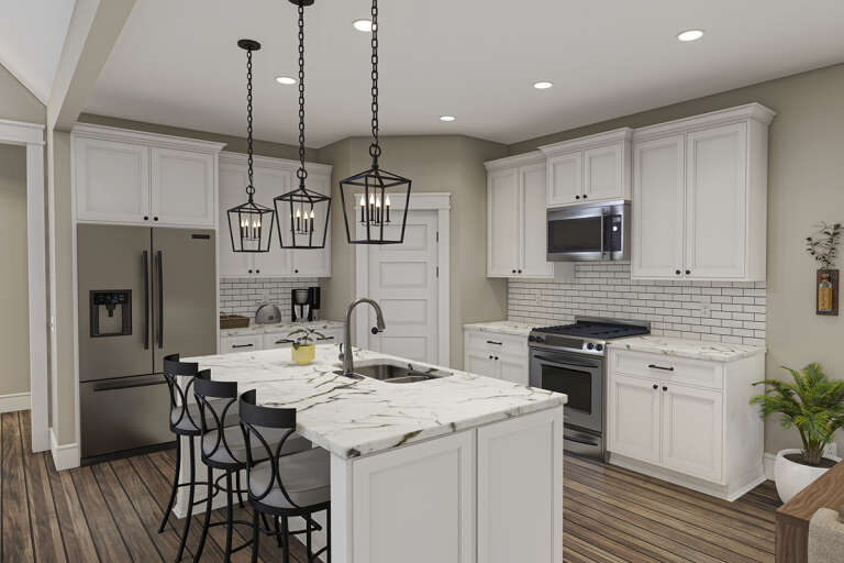 Modern Farmhouse House Plan #009-00306 Additional Photo