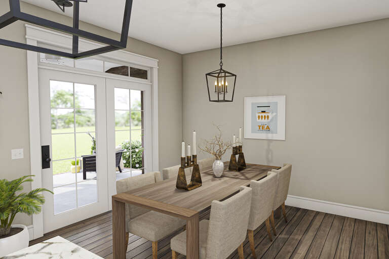 Modern Farmhouse House Plan #009-00306 Additional Photo