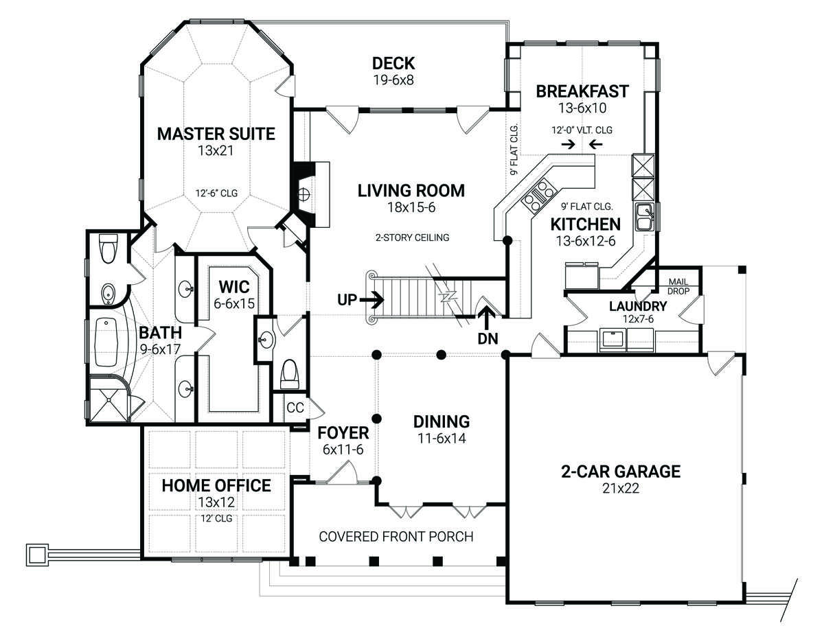 Main Floor for House Plan #4195-00041