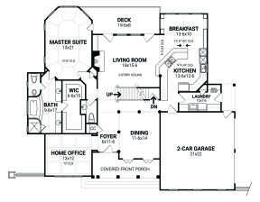 Main Floor for House Plan #4195-00041