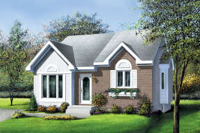 Traditional House Plan #6146-00471 Elevation Photo