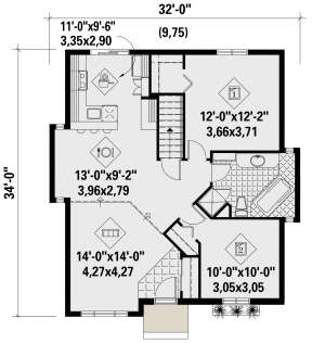 Main Floor for House Plan #6146-00471