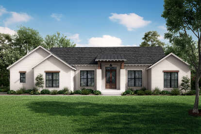 Modern Farmhouse House Plan #041-00254 Elevation Photo