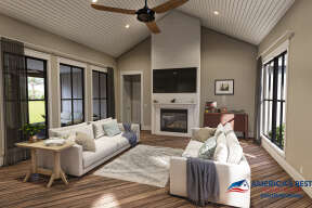Modern Farmhouse House Plan #041-00254 Additional Photo