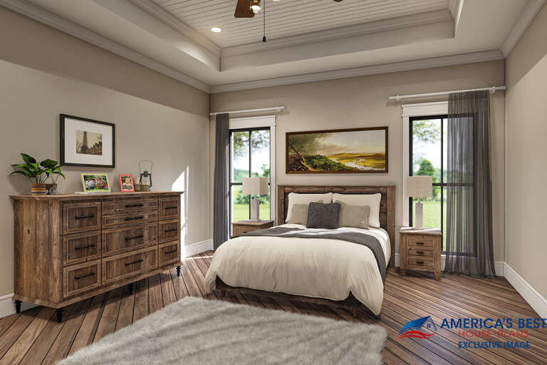 Modern Farmhouse House Plan #041-00254 Additional Photo