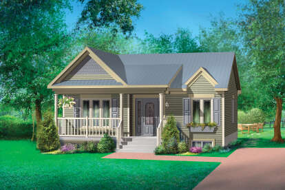 House Plan House Plan #25862 Front Elevation