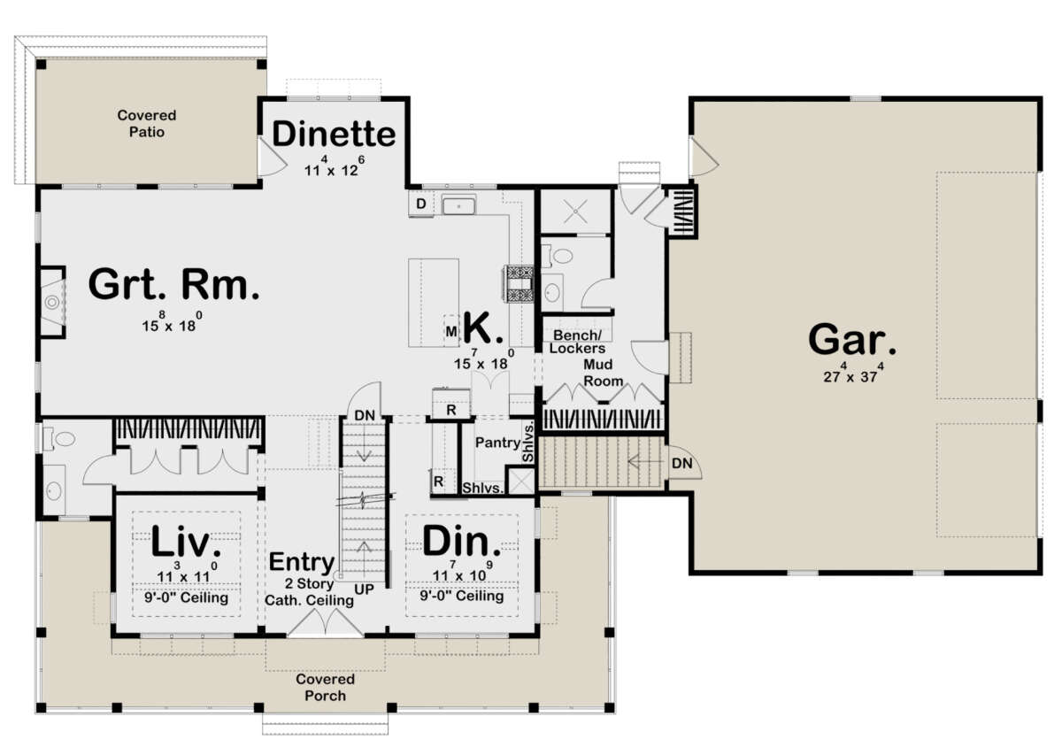 Main Floor for House Plan #963-00584