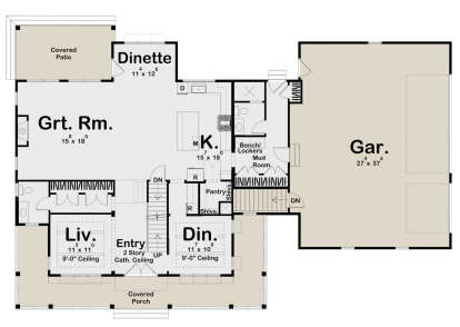 House Plan House Plan #25865 Drawing 1