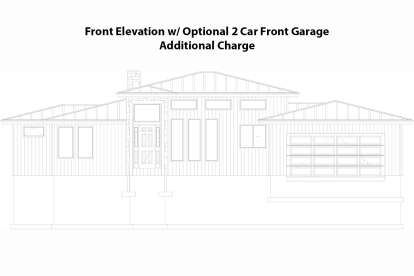 Contemporary House Plan #2802-00077 Elevation Photo