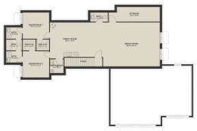 Basement for House Plan #2802-00077