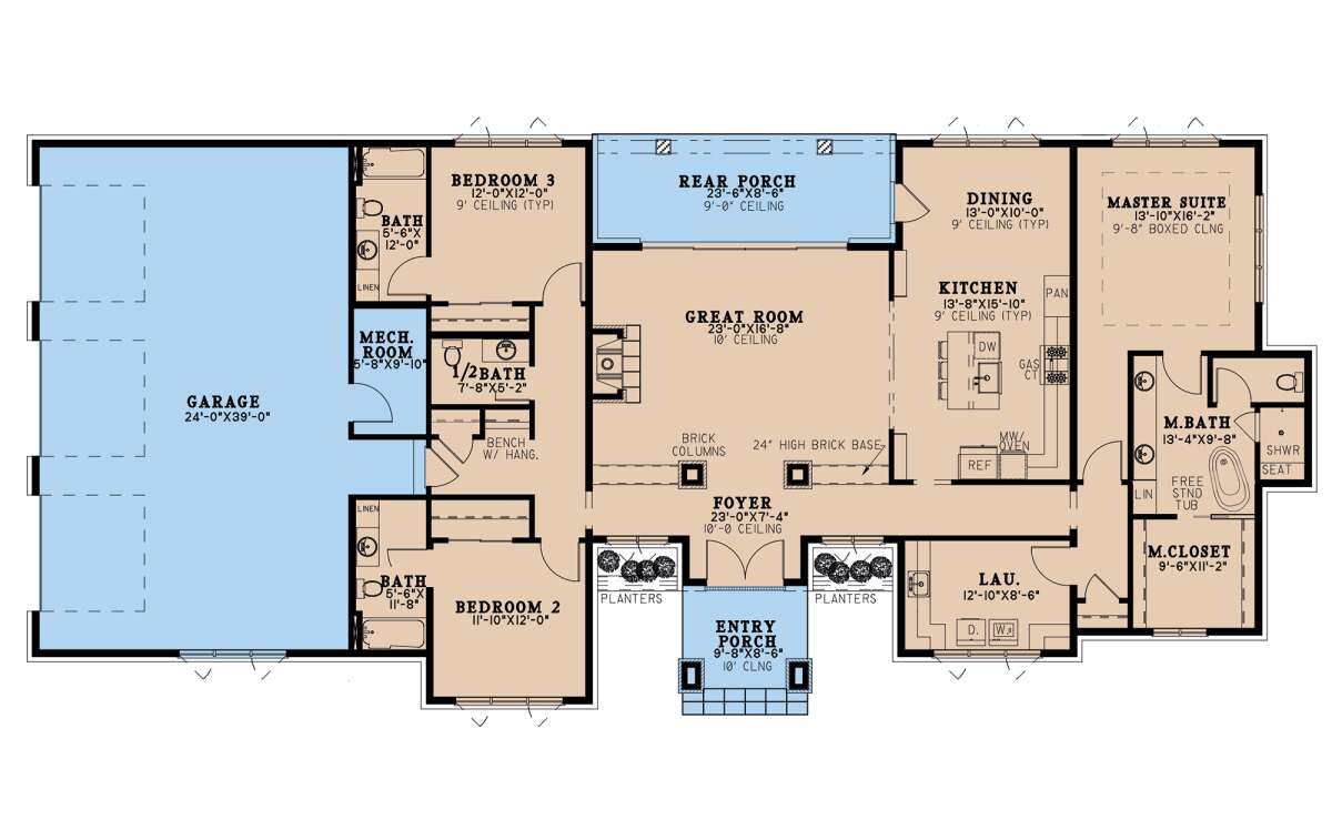 Main Floor for House Plan #8318-00210