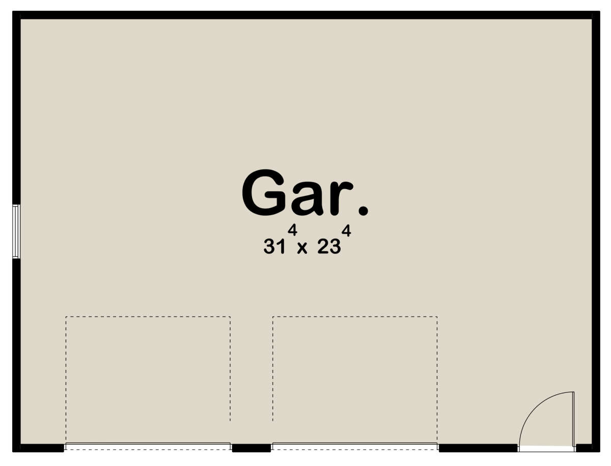 Garage Floor for House Plan #963-00585