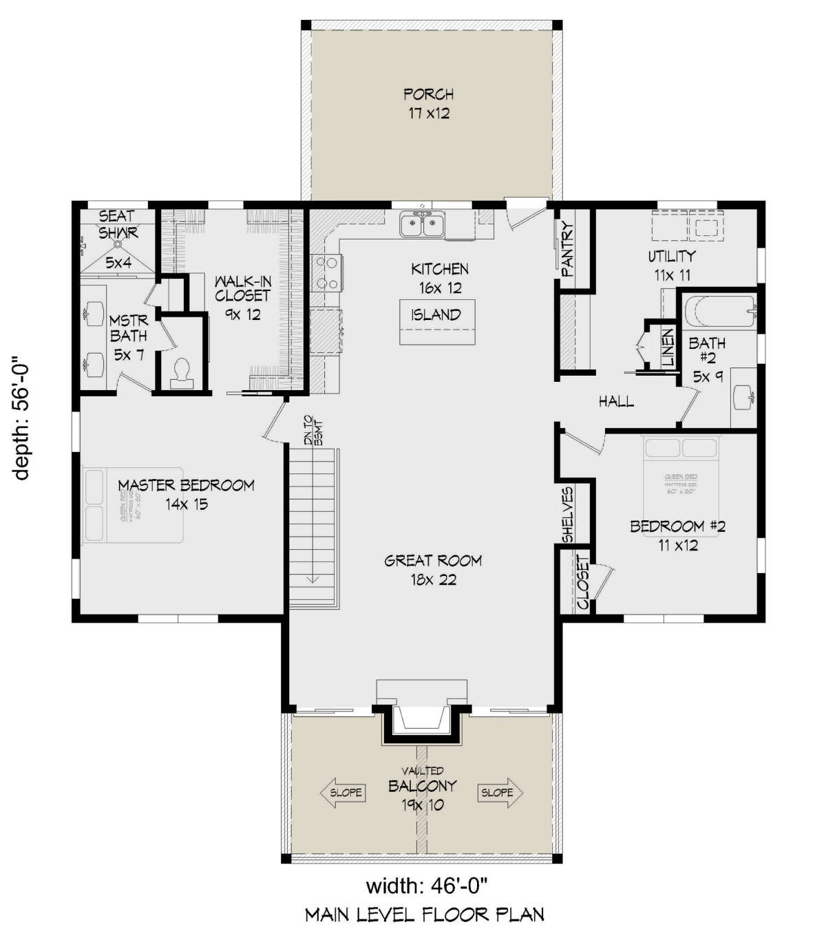 Main Floor for House Plan #940-00362