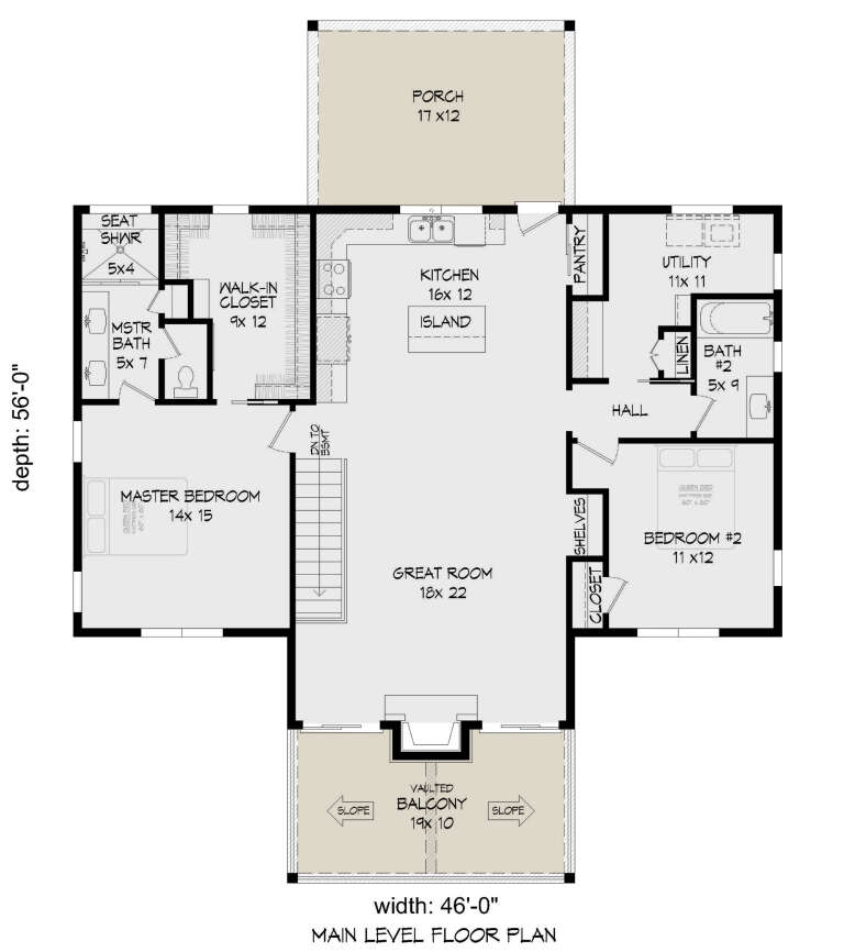 House Plan House Plan #25870 Drawing 1