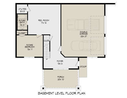 Basement for House Plan #940-00362