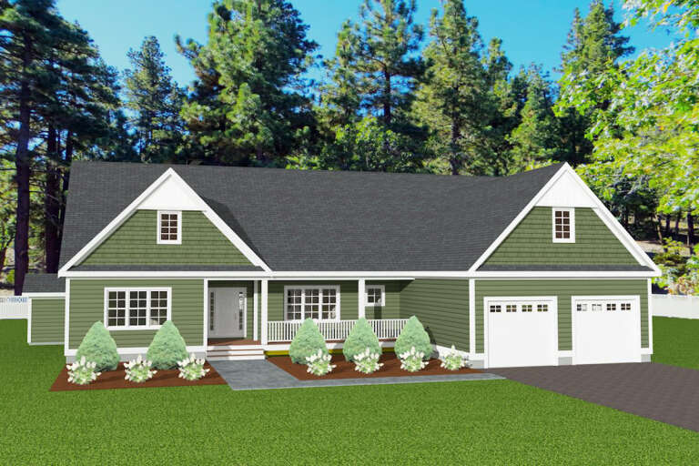 House Plan House Plan #25871 Front Elevation