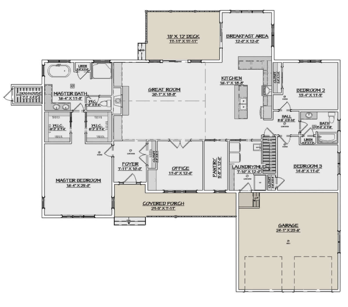 Main Floor for House Plan #740-00001