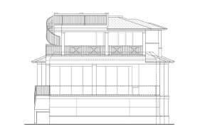 Contemporary House Plan #5565-00077 Elevation Photo