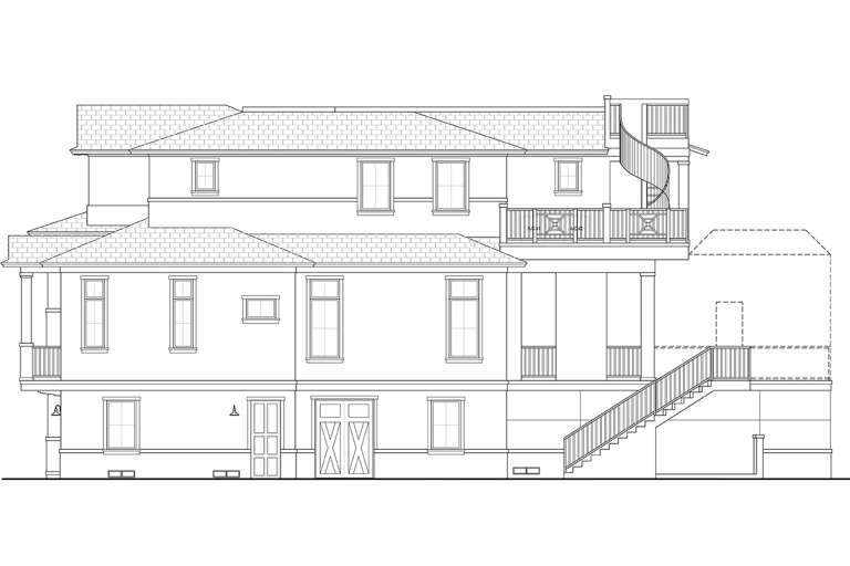 Contemporary House Plan #5565-00077 Elevation Photo