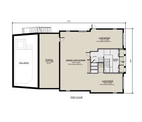 First Floor for House Plan #5565-00077