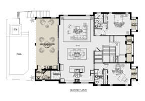 Second Floor for House Plan #5565-00077