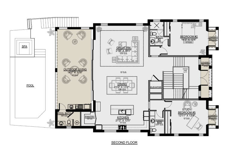 House Plan House Plan #25872 Drawing 2