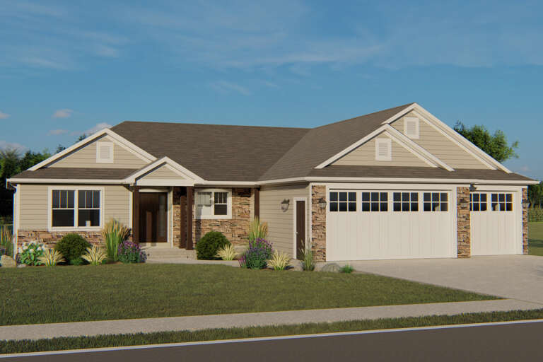House Plan House Plan #25876 Front Elevation
