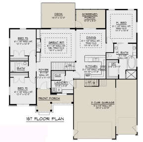 Main Floor for House Plan #5032-00115