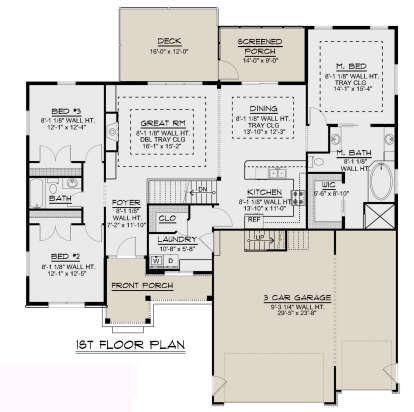 Main Floor for House Plan #5032-00115