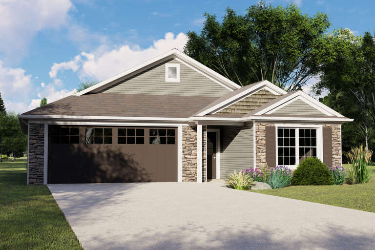 House Plan House Plan #25877 Front Elevation