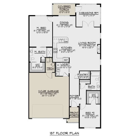 Main Floor for House Plan #5032-00116