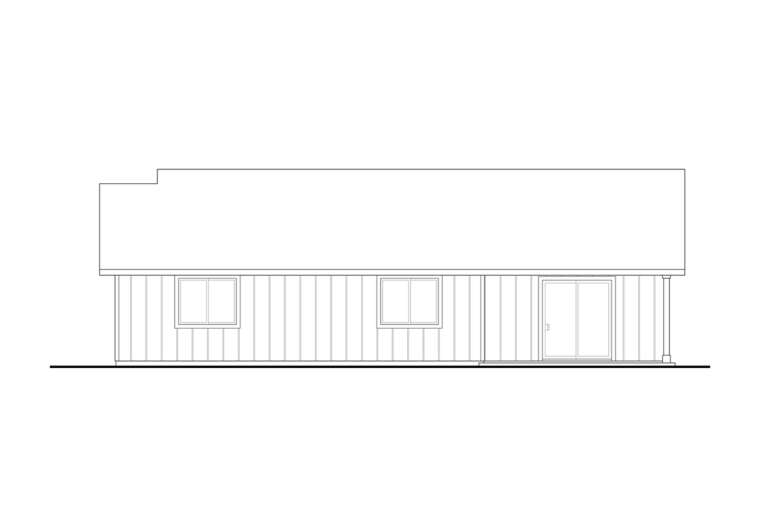 Ranch House Plan #035-00932 Elevation Photo