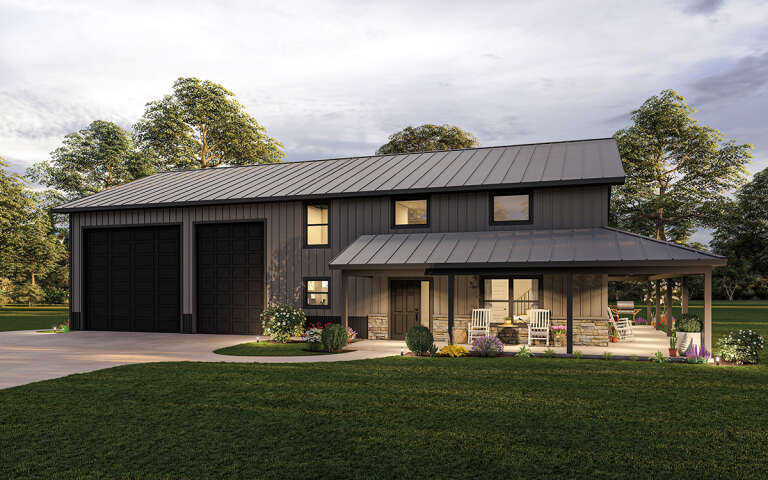 Barn House Plan #5032-00117 Elevation Photo