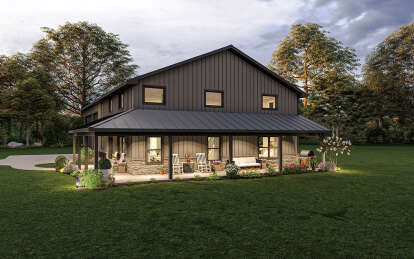 Barn House Plan #5032-00117 Elevation Photo