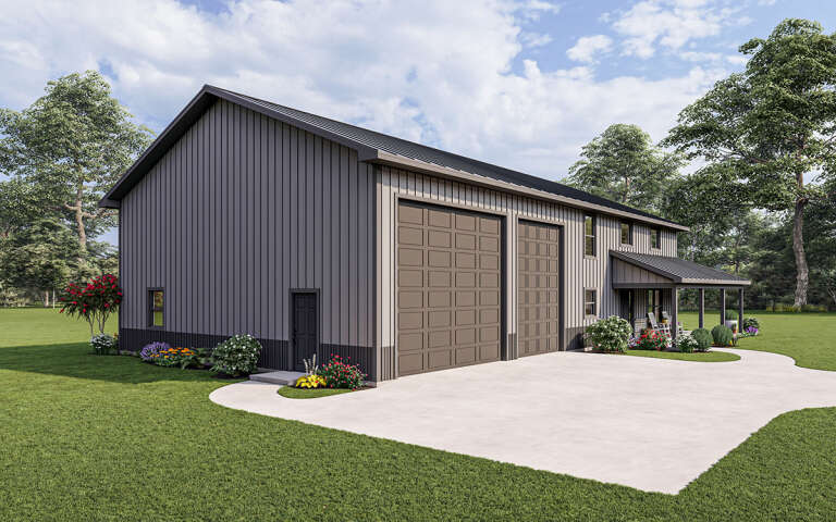 Barn House Plan #5032-00117 Elevation Photo